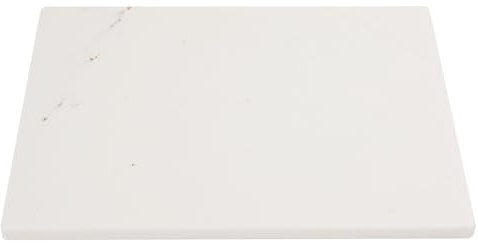 Diflart Schneidebrett aus natürlichem Marmorstein für die Küche, 40,6 x 50,8 cm, weiß mit goldenen Adern, Marmorplatte, Gebäckbrett, groß mit rutschfesten Füßen für Käse, Wurst, Teig, Schokolade, 1