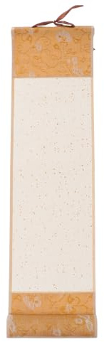 Operitacx Parchemin Pour Calligraphie Papier De Riz Premium 38X10Cm Rouleau Vierge Pour Peinture Chinoise Art Scroll Compact Loisirs Créatifs Décoration Intérieure