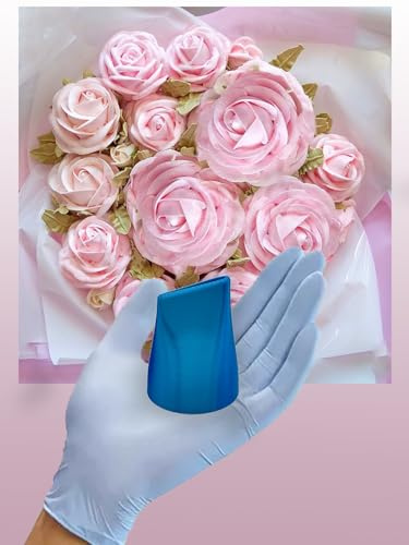 lrsweetdesign Lot de 3 douilles, roses pour poche à douille, XXL 4 cm, 3 cm, 2 cm de diamètre