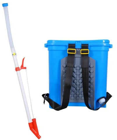 Colcolo Spandiconcime Manuale 25L Strumento di fertilizzazione Zaino agricolo Dispenser di Fertilizzante Spruzzatore di Fertilizzante per Mais agricolo, Porta Unica