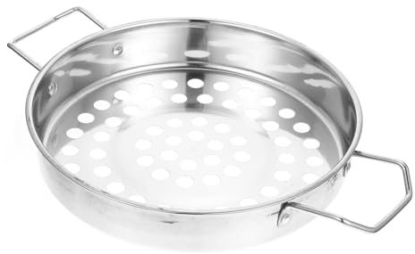 NAMOARLY Large Hole Filter Stainless Steel Mesh Cool Shrimp Making Tool Kitchen Gadget Large Mesh Strainer Handheld Strainer