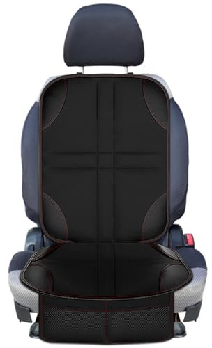 Gentpovth Protections Dossier de siège Voiture, Taille Universelle avec Poches Organisateur, Siege Auto en Oxford, Compatible ISOFIX Imperméable et Antidérapant, pour SUV, berline, Coffre