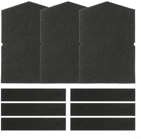 Emiif Vacuum Filter Replacement for T8000 Supertronic, T9747WP, T9767WP, T8627WP, Robot Vacuum Cleaner Accessories Dryer Filter Set(3 Pack)
