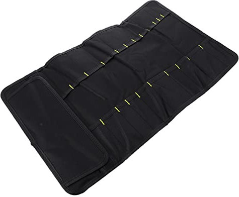 Cabilock Kochmesser Rolltasche Mit 22 Fächern Aus Langlebigem Oxford Material Und Praktischem Tragegriff Für Weihnachts Und Kneipenpartys