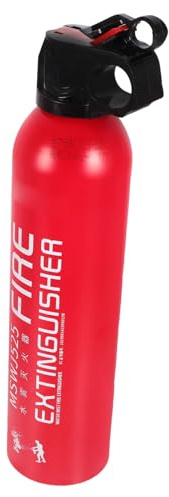 NUOBESTY 620g Estintore Portatile Per Auto Estintore Per Veicoli Per Casa Parafiamma Rosso Adatto Per Uso Domestico e Automobilistico