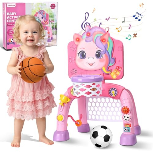 Toddler Basketball Hoop&Soccer Goal,Toys 3+ Year Old