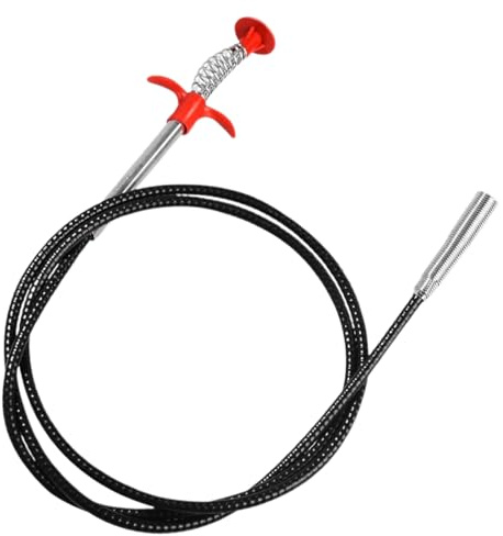 Furet Deboucheur Canalisation, Furet Plomberie, Pinces à Griffes Flexibles, Tige Deboucheur Canalisation, Pince Télescopique pour Cuisine, Salle de Bain et égouts (200 cm)