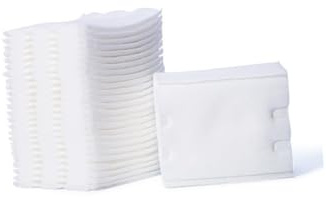 NOLITOY 3 Stück-pack Weiße Dreilagige Baumwoll Wattepads Doppelseitig Fusselfrei Sanft zur Gesichtshaut Praktische Make Up Entferner für Tägliche Gesichtsreinigung und Zufällige Farbe