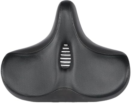 Selle de Vélo, Selle De Vélo Confortable Extra Large Pour Hommes, Vélo Respirant Pour Femmes Idéal Pour Route Montagne Scooter Touring Entraînement Et Traînement