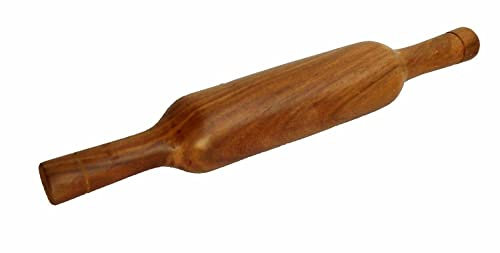 Garden Of Arts Handcrafted Rolling Pin, Wooden Belan, Wooden Belna (Wooden Belan)