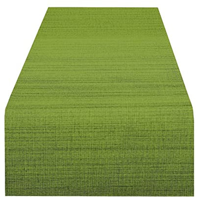 Tischläufer Samba Home, grün, 40x140 cm, Fleckschutz, abwaschbar, für Indoor und Outdoor