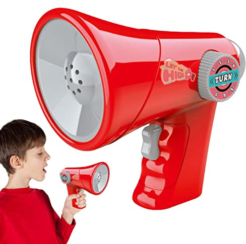 JPSDOWS Transformation vocale,Jouet changeur Transformation la Voix - Outil mégaphone pour avec Fonction Changement Voix, Haut-Parleur Vocal avec 6 Effets sonores différents