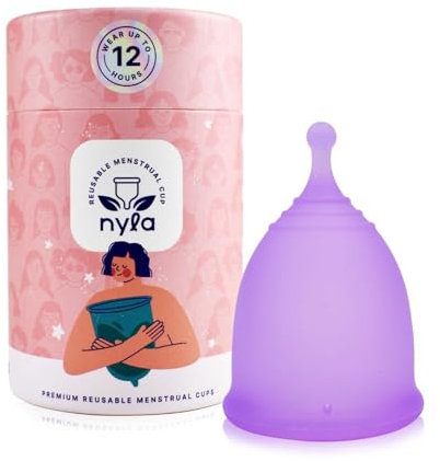Resuable Menstrual Cup | Nyla Selene Menstrual Cup | Period Cup | 100% Silicone Menstrual Cup (Large)