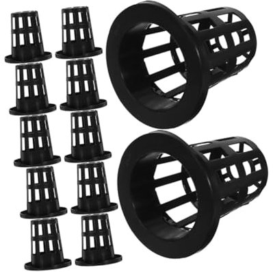 KONTONTY 50 Pezzi Vasi Rete in Plastica Per Coltivazione Senza Terra Cestini Per Piantagione Vasi Per Ortaggi Frutta e Fiori Adatti Per Giardino Balcone e Vivaio