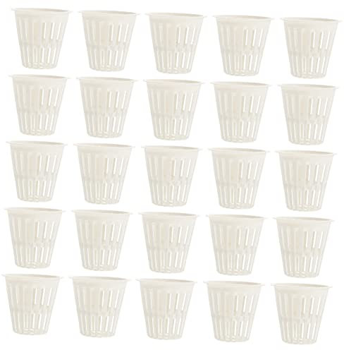 KONTONTY Lot de 50 Paniers en Filet Hydroponiques pour Culture De Plantes en Toute Sécurité