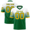 Personalisiert American Football Trikots Individuelle Printed Nummer Name Logo Spieltrikots für Kinder Erwachsene Custom Football Jersey Men Women Sports Uniform Atmungsaktiv T-Shirt,Dark Green