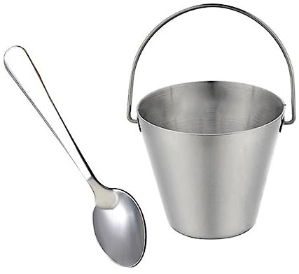 CIYODO Contenitore Singolo per Uova in Acciaio Inox Piccolo Secchiello per Uova Manico Portauova Sode Pratico E Durevole