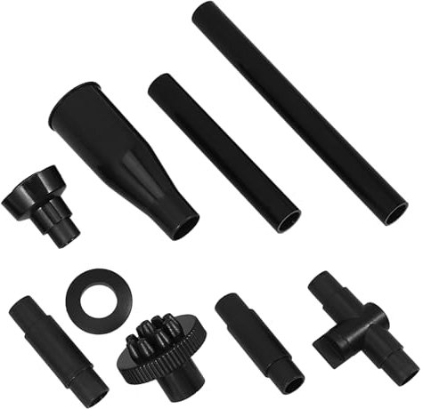 Yardwe 9 Pièces Têtes De Pulvérisation pour Fontaine Kit D'embouts Eau Douche Champignon pour Bassin à Poissons Adaptateurs De Pompe Submersible Noir
