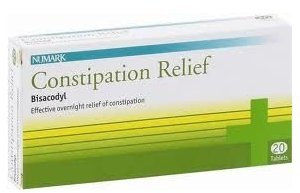 20 Tablets Numark Constipation Relief | Overnight Relief from Constipation | Bisacodyl 5mg