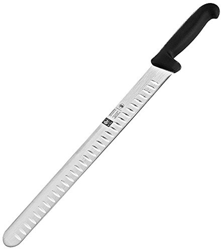 12-inch Blade Granton Edge, Turkey, Salmon, ham Slicer, Meat Slicing Knife. NSF Approved, Best Knife to Slice Large Roast and Whole Turkey.