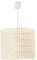LOLAhome Lámpara de Techo Beige, Lámpara Colgante de Metal, con patalla redonda, Iluminación de Techo Interior con Calados para Comedor, Salón, Dormitorio, Habitación, Cocina, Entrada