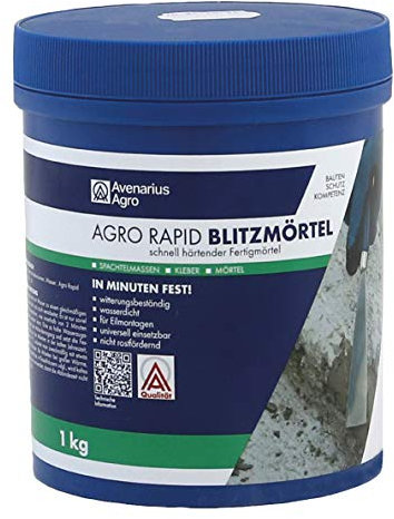 Avenarius Agro Rapid Blitz-Mörtel Schnellmörtel (1 kg)