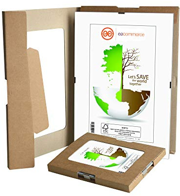 eacommerce Cornice a Giorno con Vetro SINTETICO e Retro in MDF per Stampe Foto Manifesti Portafoto da Parete (70x100 cm)