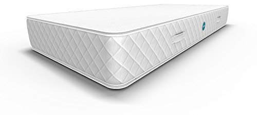Weltbett Matratze Hybrid Schaum 100x190 cm – Wendematratze mit Härtegrad H3/H4, 18 cm Höhe - ergonomisch, hypoallergen, allergikerfreundlich, Liegekomfort für jeden Schlaftyp - Made in Germany