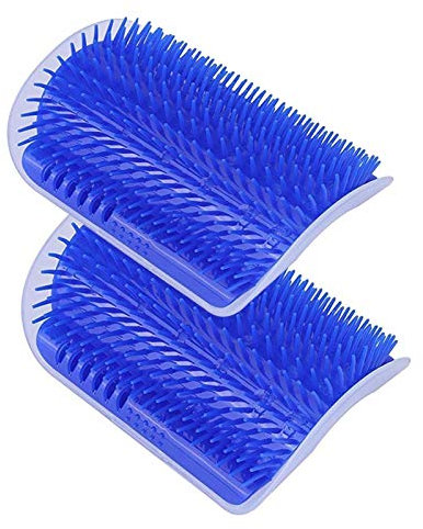 Katzenbürste 2er Pack Wand Eckbürste Für Katze, Silikonmaterial Katzen Selbstpflegende Ecke Groomer Pet Supplies, Geeignet Für Den Innenbereich