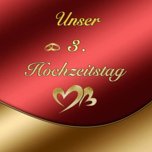 Unser 3. Hochzeitstag Lederhochzeit Fotoalbum & Gästebuch Lederne Hochzeit Hochzeitstagebuch Geschenkidee Hochzeitsalbum Erinnerungsbuch ... Bullet Journal Notizbuch Foto Tagebuch