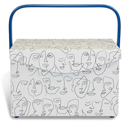 Prym 612077 Panier à couture en coton Crème 320 x 170 x 185 mm