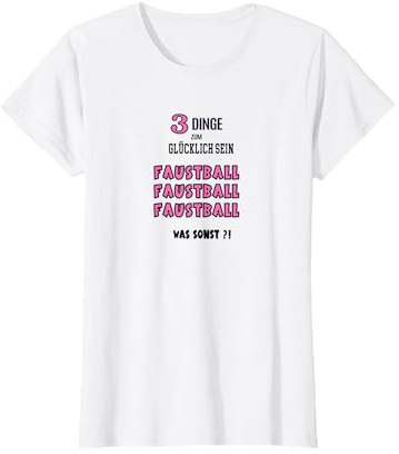 Faustballspielerin Training Spiel Faustball Spielerin T-Shirt