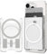 Spigen Ultra Hybrid MagFit+ Magnetic MagSafe Wallet Card Holder Compatible with iPhone 16/15/14/13/12 Models, MagSafe Accessories - Crystal Clear