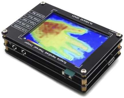 Cámara termográfica Sensores de temperatura infrarrojos Cámara de imagen térmica digital ligera de 2,8 pulgadas Carga USB for componentes industriales para inspección de edificios, sistemas de calefac