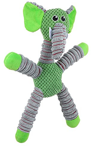 YARNOW Quietschendes Plüsch-hundespielzeug Zum Kauen Mit Verlängerten Körperteilen Und Maiskorn-Design Für Zahnreinigung Geeignet Für Welpen Und Mittlere Hunde