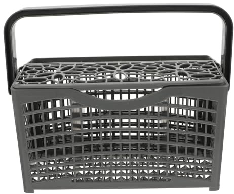 KOCKSHION Dishwasher Basket with Plastic Storage Shelf for Cutlery and Utensils Multifunctional Kitchen Storage Box Suitable for Dishwasher Use