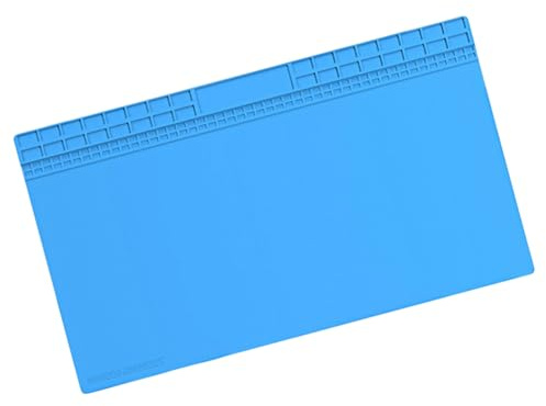 Grande tappetino di saldatura in silicone 70 x 40 cm pad per banco da lavoro grande cuscinetto di saldatura per elettronica e riparazione laptop