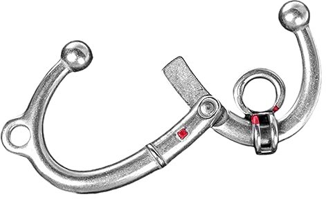 BAZEITFLOW Kuhvieh Nasenring Aus Edelstahl Rindernasenring Mit Federfunktion Ringklemme Für Rinder Viehnasenring Viehzugring Metallnasenring Für Rindernasen