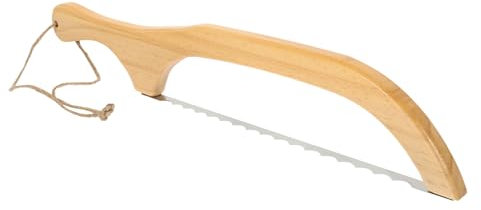 TOPPERFUN Taglierina in Per Torta Arco in Legno Utensile Per Tagliare Pane Lievitazione Servire e Toast