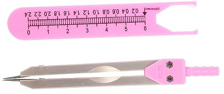 ARTIBETTER Divisore Per Elettrocardiogramma Calibri Strumento Di Misurazione Medica Con Manicotto e Custodia Protettiva Fino Per Facile Consultazione e Studenti Di Medicina