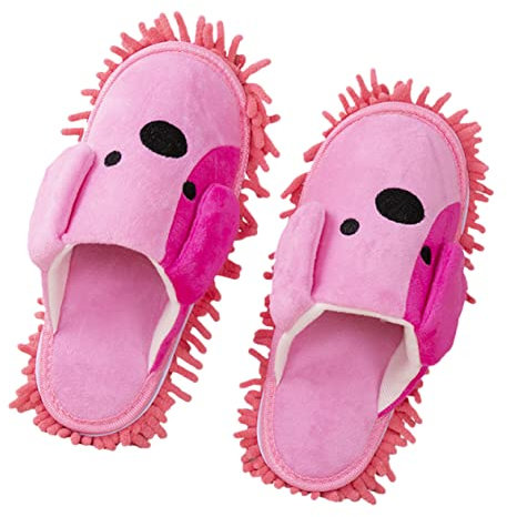 BESTYASH Pantuflas Lavables y Desmontables Zapatos Para Fregar Polvo Coloridas Prácticas Para Limpiar Pisos