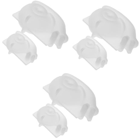 Angoily 6 Pièces Moule Silicone Escargot pour Décoration DIY Flexible et Réutilisable pour Moulage Époxy et Artisanat Créatif