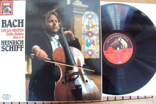 Cello Suiten - Cello Suites No. 1-6 BWV 1007-1012. Heinrich Schiff. Direct Metal Mastering Stereo