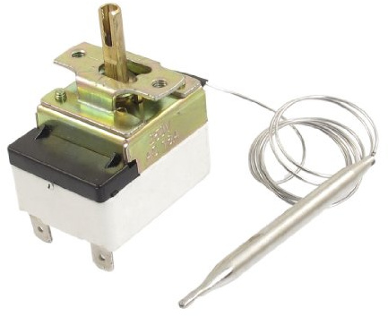 sourcing map 1NC 1NO AC 250 16A 30-110C Temperaturregelschalter Kapillarthermostat