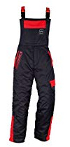Northwood Männer Latzhose Rot Cargo Style Locker 5 Taschen (2x Cargo, 3x weitere) Slip On Hohe Taille nicht dehnbar isoliert Größe L 30+