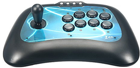 C-FUNN USB Retroiluminado Arcade Fightstick Joystick F300 para Ps4 para Ps3 para Xbox 1 360 Pc