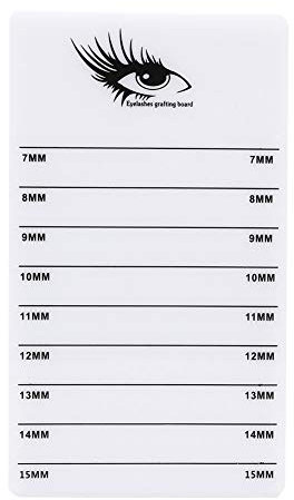 ZJchao Wimpernverlängerung Zubehör, Wimpern Extensions Zubehör, Wimpernverlängerungspad, Wimpernstütze Wimpernabstandshalter, falsche Wimpernablage für falsche Wimpern 7-15 mm