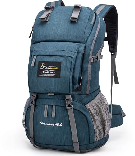 MOUNTAINTOP 40L Hiking Backpack Lightweight Travel Backpack for Men&Women Outdoor Camping Backpacking