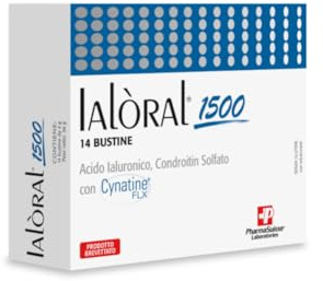 Ialoral® 1500 Integratore Alimentare per il benessere delle Articolazioni - a base di BioCell Collagen® ad elevato contenuto di Acido Ialuronico, Condroitin Solfato, Manganese (14 bustine)