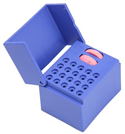 Boîte à Limes Endodontiques, Autoclavable, Porte-fraises Dentaires à Haute Résistance pour Clinique (Bleu)